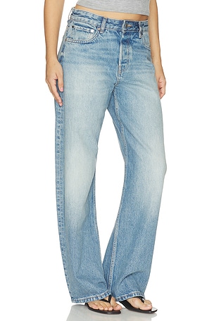 EB Denim Shifter Bowed Jeans in Blue