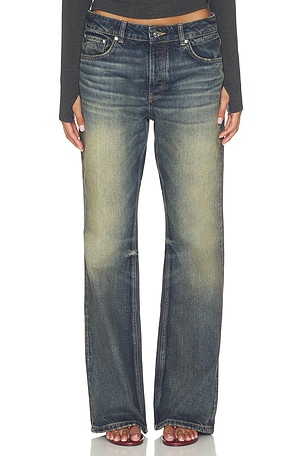 Rowan Mid Rise Flare Jean EB Denim