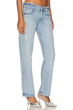 EB Denim Low Rise Baggy in Denim-Light