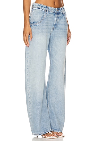 EB Denim Enzo Midrise Barrel Jeans in Denim-Light
