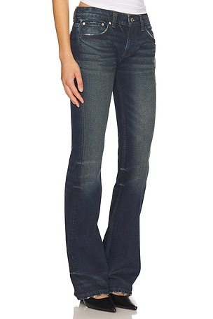 EB Denim Maria Mid Rise Bootcut Jeans in Blue. Size 29. Also