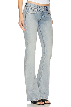 EB Denim Maria Mid Rise Bootcut Jeans in Blue. Size 31. Also