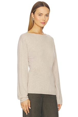 EB Denim Millie Boat Neck Sweater in Beige. Size XS. Also