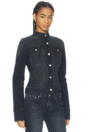 EB Denim Arabella Fitted Jacket in Blue