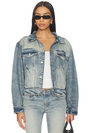 CHAQUETA VARSITY TRUCKER DENIM EB Denim