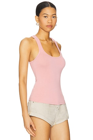 EB Denim Lucy Racerback Tank in Rose