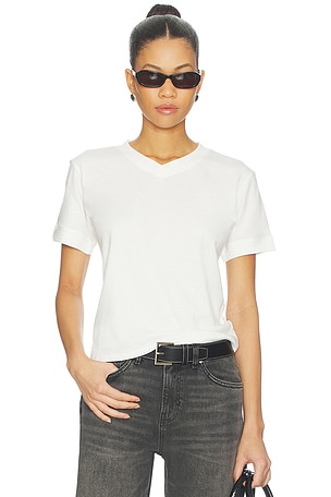 Henry V Neck Tee EB Denim