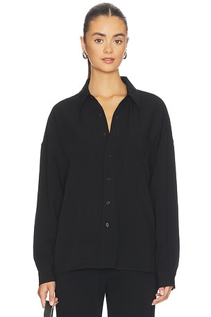 EB Denim Adeline Button Down Shirt in Black