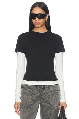 Rory Layered Long Sleeve EB Denim