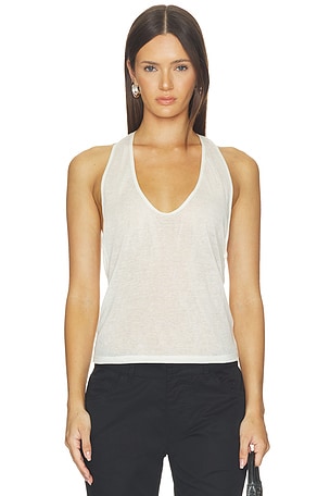 Valley Sheer Racer Tank Top EB Denim