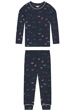 Kids Printed Long Pajama Set eberjey