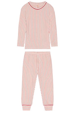 Kids Printed Long Pajama Set eberjey