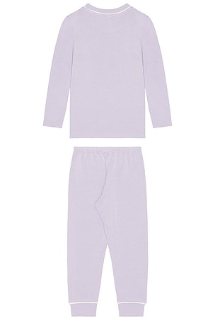 eberjey Kids Printed Long Paj in Lavender