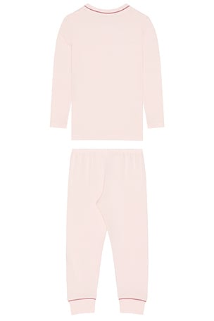 eberjey Kids Printed Long Pj in Pink
