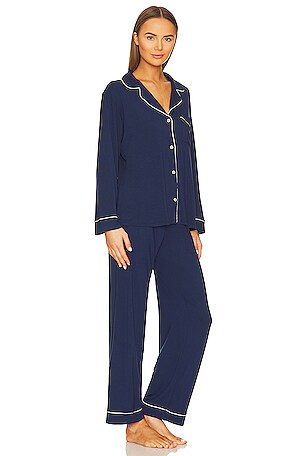 eberjey Gisele Long Pj Set in Navy