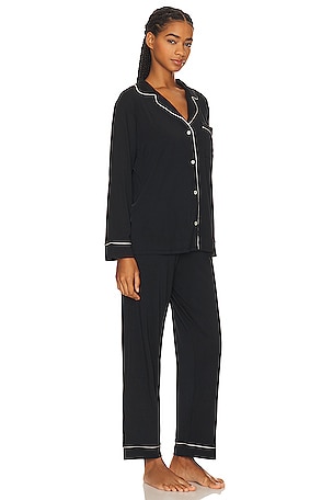 eberjey Gisele Long PJ Set in Black