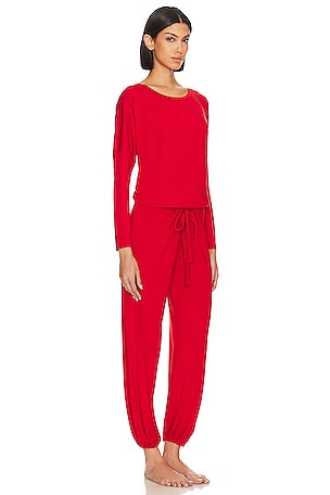 eberjey Gisele Slouchy Pajama Set in Red
