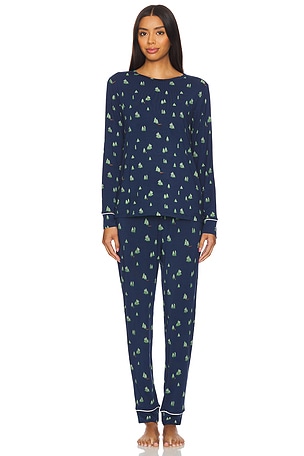 PYJAMA GISELE PRINTED CREW eberjey