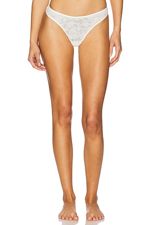 Recycled Lace Thong eberjey