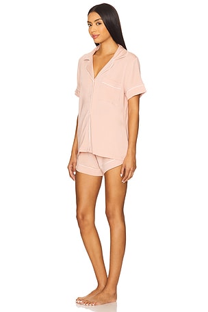 eberjey Gisele Relaxed Short Pj Set in Rose. Size XS. Also