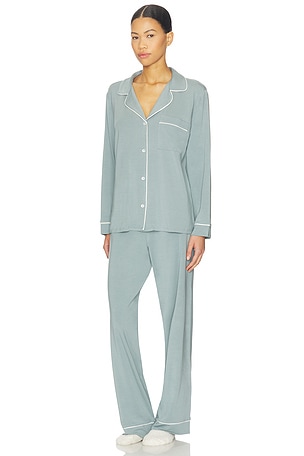 eberjey Gisele Long Pj Set in Green