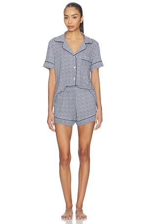 Gisele Printed Relaxed Short Pajama Set eberjey