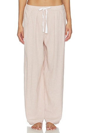 Linen Blend Relaxed Pant eberjey