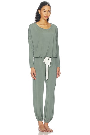 eberjey Gisele Slouchy Pajama Set in Sage. Size XS. Also