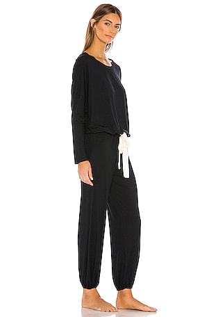 eberjey Gisele Slouchy Set in Black. Size XS. Also