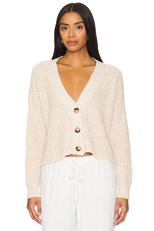 The Recycled Sweater Cropped Cardigan eberjey