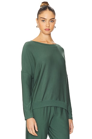 eberjey PULL SOFTEST SWEATS in Green