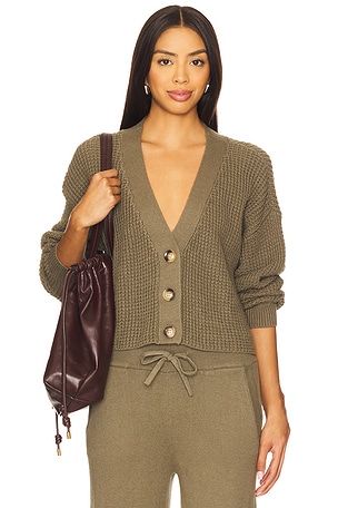 Recycled Sweater Cropped Cardigan eberjey