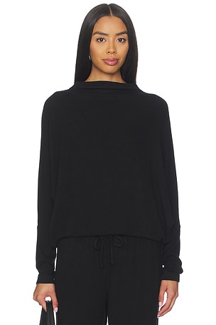 Cozy Time Mockneck Pullover eberjey