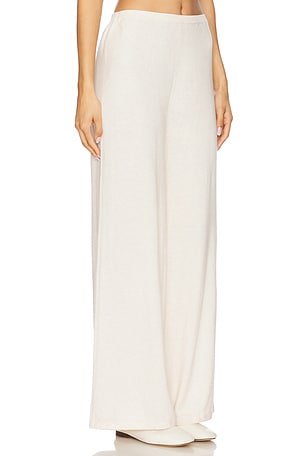 eberjey Fine Gauge Sweater Pant in Cream