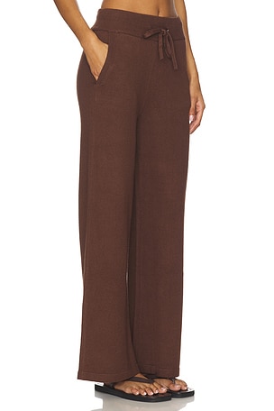 eberjey Recycled Sweater Pant in Chocolate