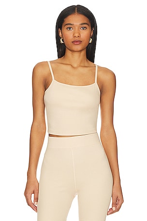 Nike Beige Yoga Luxe Strappy Camisole Nike