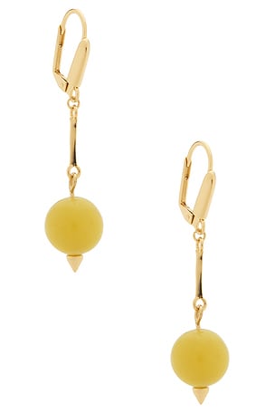 Beaded Sphere Teardrop Earrings Eddie Borgo