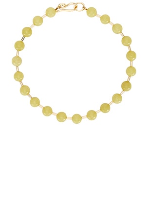 Beaded Ball Chain Necklace Eddie Borgo