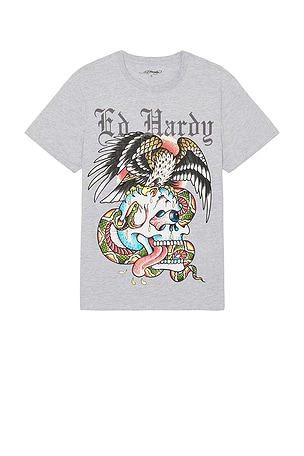 T-SHIRT RHINESTONE Ed Hardy