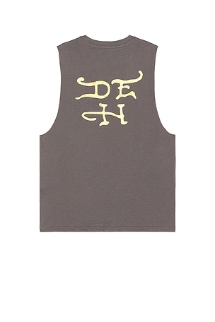 Ed Hardy Eagle Snake Cutoff Tee in Grey