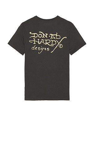 Ed Hardy Eagle Tee in Charcoal. Size M. Also