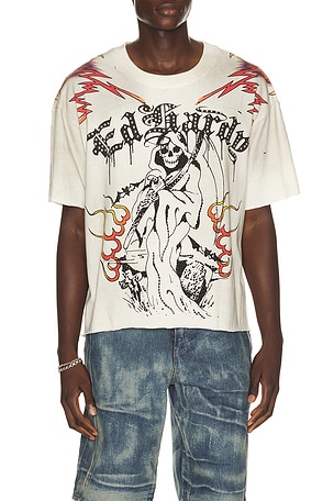 By Appointment Only Reaper Cropped Boxy Tee Ed Hardy