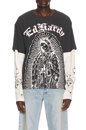 Mary Boxy Hangdown Tee Ed Hardy