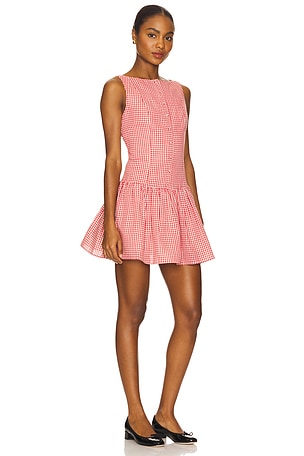 Elodie the Label Marieka Mini Dress in Red