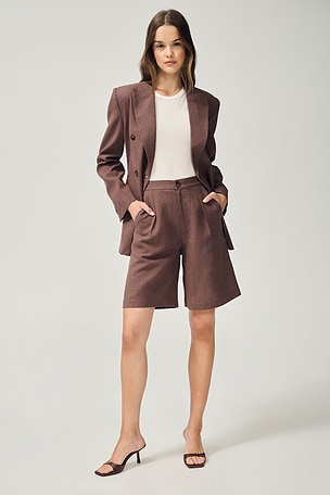 Dion Linen Bermuda Shorts Elodie the Label