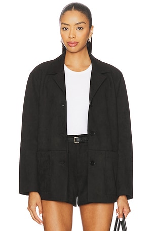 Elodie Hayes Vegan Suede Jacket Elodie the Label