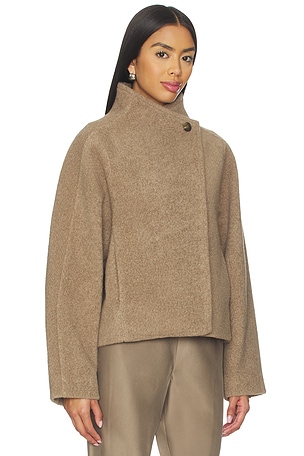 Elodie the Label Elodie Gracyn Half Coat in Brown