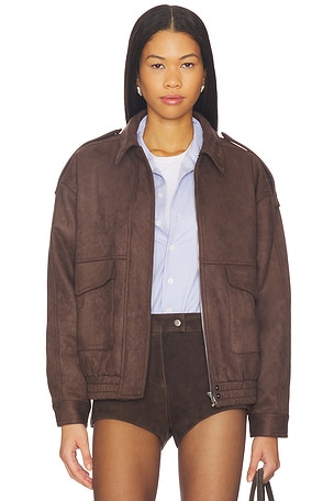 Elio Vegan Suede Jacket Elodie the Label