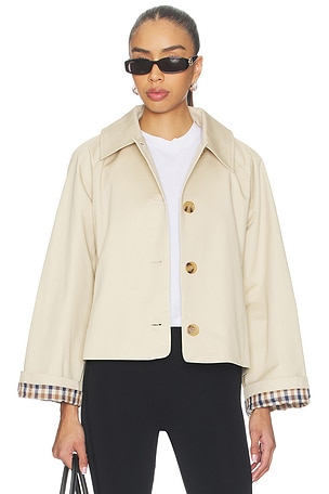Wynn Cropped Trench Coat Elodie the Label
