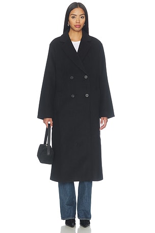 Hudson Double Breast Midi Coat Elodie the Label